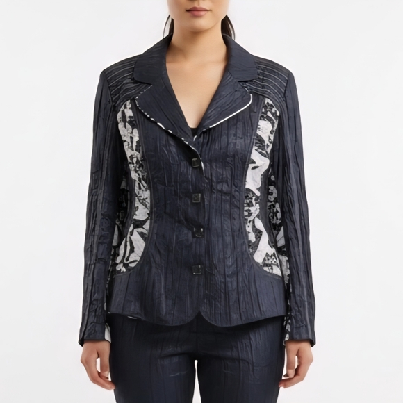Alberto Makali 12/14 Black/White Evening Jacket - Picture 6 of 7